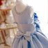 Sky Princess Blue Bows Dress - Little Palace Store